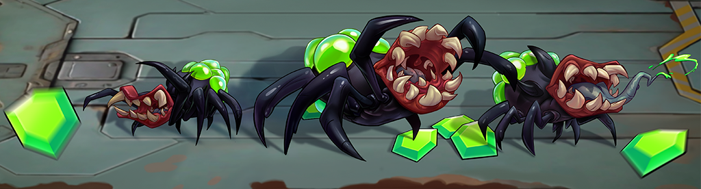 Spider mutants evolution